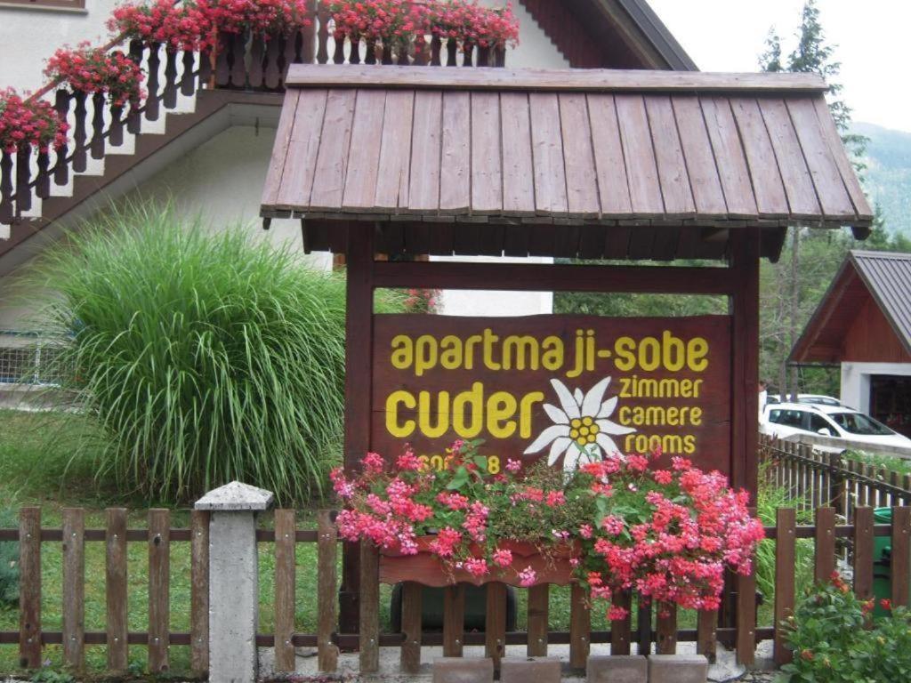 Soča Apartmaji In Sobe Cuder מראה חיצוני תמונה