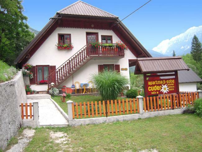 Soča Apartmaji In Sobe Cuder מראה חיצוני תמונה